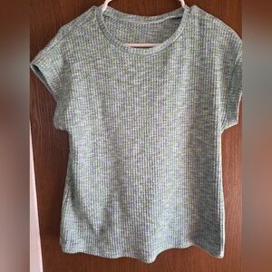 Women's Green Textured Top